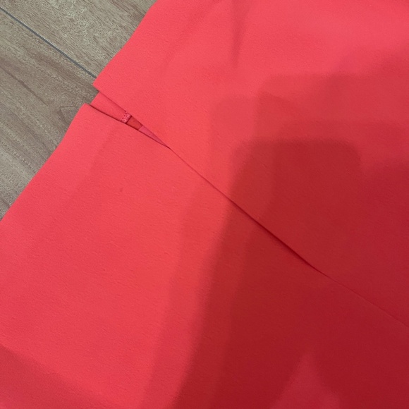 Badgley Mischka Deep Pink Peplum Dress Size 4 New With Tags - Picture 9 of 12